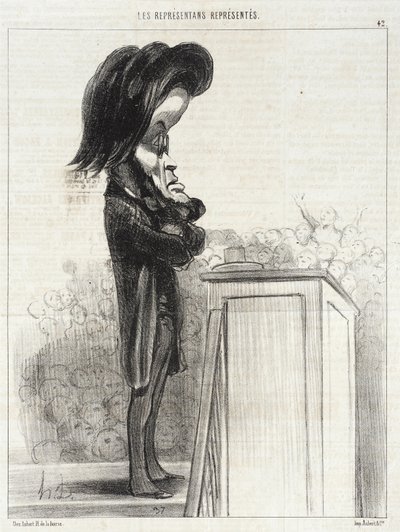 Jules Favre by Honoré Daumier