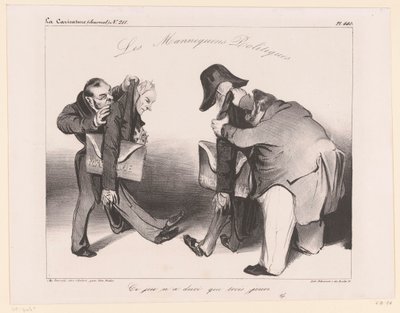 Caricature of the Navy and the Presidency by Honoré Daumier