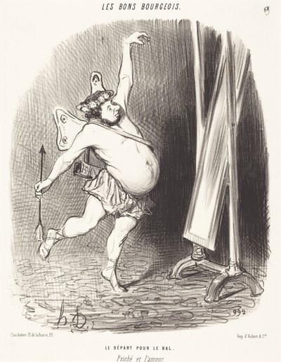 The Departure for the Ball by Honoré Daumier