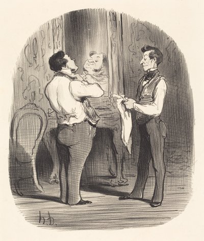 The Day When It Is About Making a Conquest by Honoré Daumier