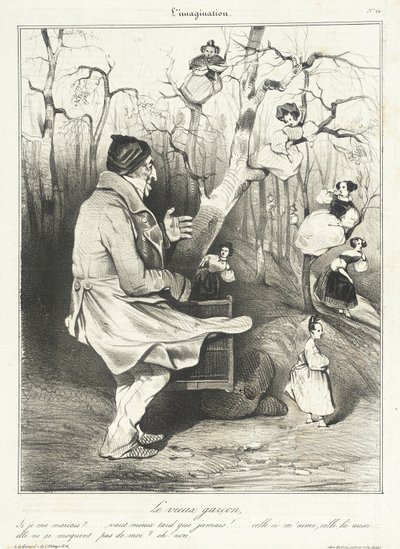 The Old Boy by Honoré Daumier
