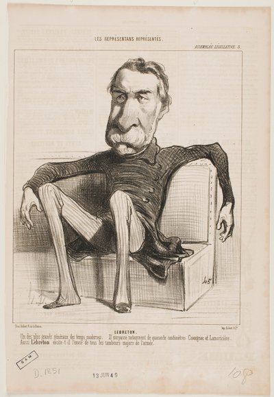 Lebreton by Honoré Daumier