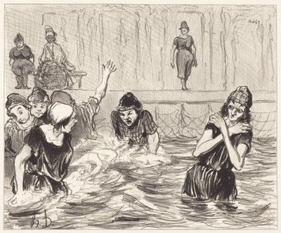 The Washerwomen by Honoré Daumier