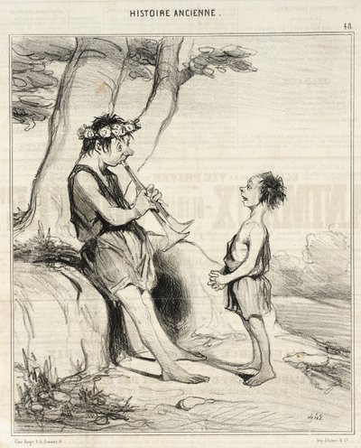 The Shepherds of Virgil by Honoré Daumier