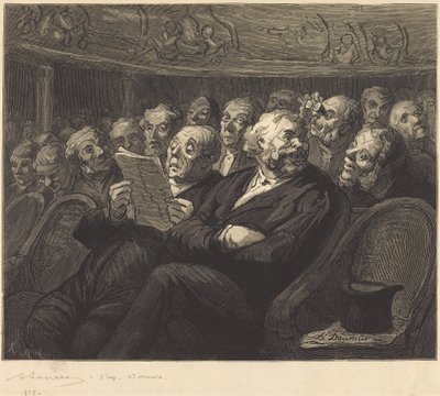 Orchestra Seats by Honoré Daumier