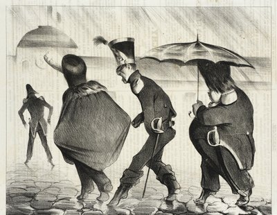 The Intrepid Ones by Honoré Daumier