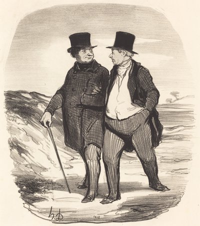 Times are Hard... by Honoré Daumier