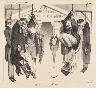 The Honors of the Pantheon by Honoré Daumier