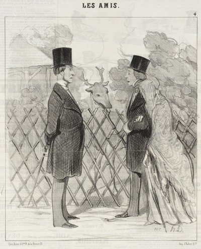 Madame Cabassol Strolling by Honoré Daumier