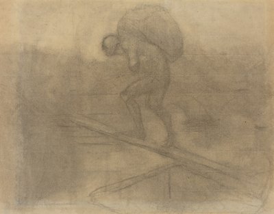 Man Carrying a Sack by Honoré Daumier