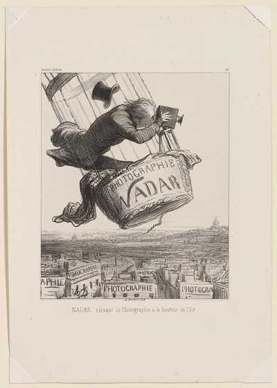 Nadar Elevating Photography to the Level of Art by Honoré Daumier