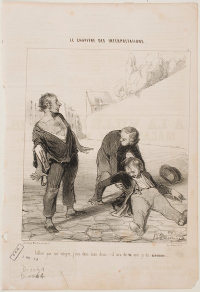 No reason to call me by my first name ... by Honoré Daumier