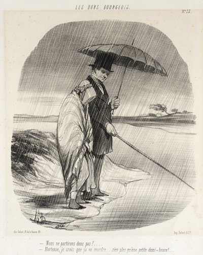 We Will Not Leave Then!... by Honoré Daumier