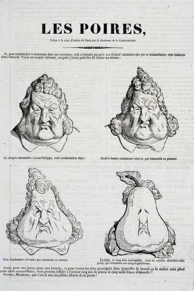Pears: Caricature Representing a Metamorphosis of Louis Philippe