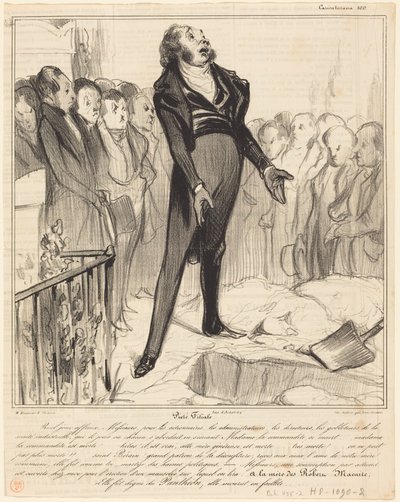 Filial Piety by Honoré Daumier
