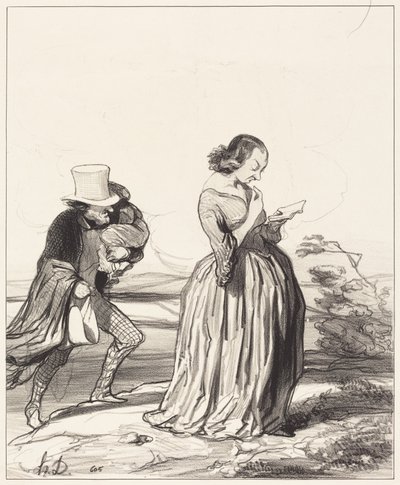 Saperlotte!... how I wish... that my wife had finished... by Honoré Daumier