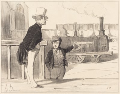 Is my machine good? I believe so... by Honoré Daumier