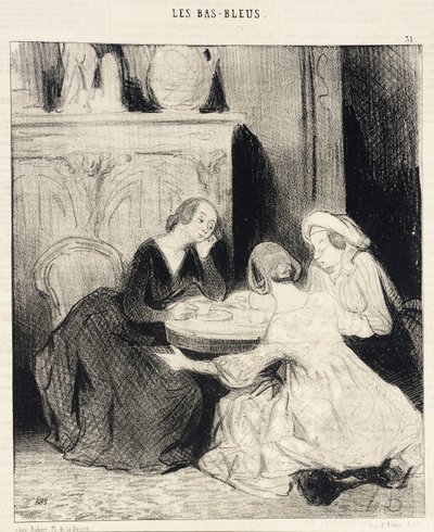 Follow My Reasoning, Eudoxie... by Honoré Daumier