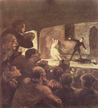 The Melodrama by Honoré Daumier