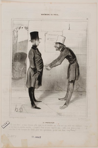 The Patron by Honoré Daumier