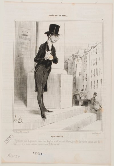 The Sponger by Honoré Daumier