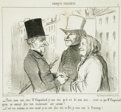 "Here, My Friend, Is Mr. Chapoulard..." by Honoré Daumier