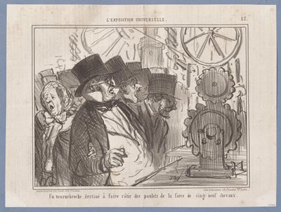 A Rotisserie Intended... (The Universal Exhibition), from Le Charivari by Honoré Daumier