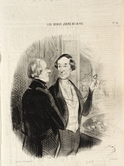 A Mistress at the Opera by Honoré Daumier