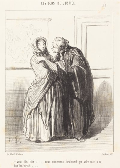 You Are Pretty... by Honoré Daumier
