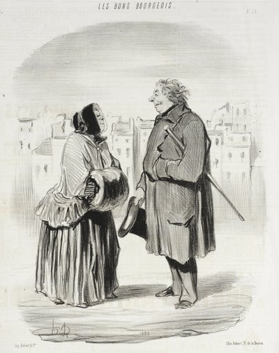 You Are Always Gallant!... by Honoré Daumier