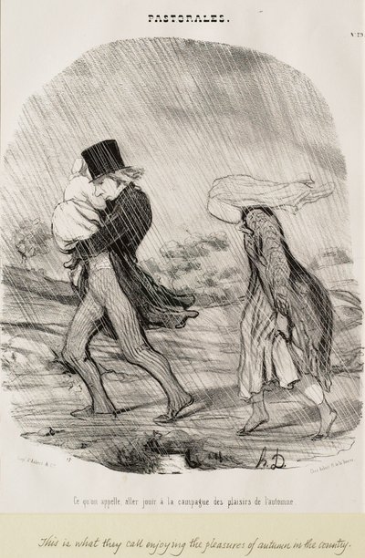 What We Call Going to Enjoy the Country by Honoré Daumier