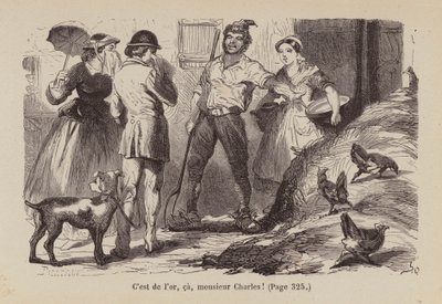 Illustration for Un Bon Petit Diable by Horace (after) Castelli