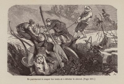 Illustration for Un Bon Petit Diable by Horace (after) Castelli