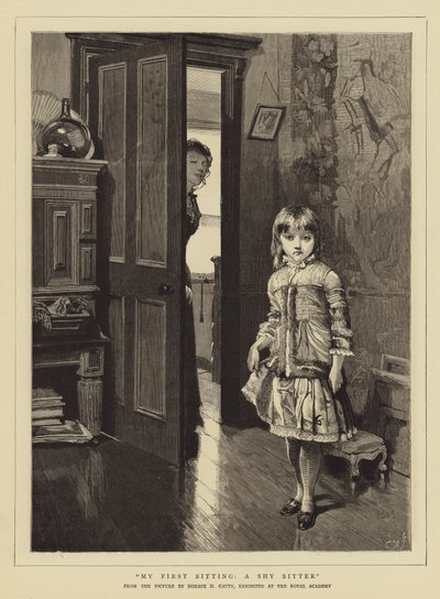 My First Sitting, a Shy Sitter by Horace Henry Cauty