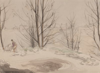 Carshalton Quarry, 1907 by Horace Mann Livens