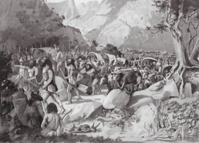 A Migration of Scythian Tribes through a Pass in the Mountains of Asia Minor by Horace Moore Jones