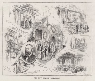 The New Holborn Restaurant by Horace Morehen