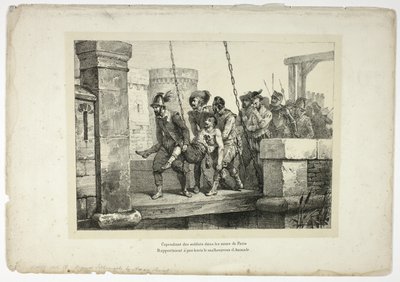 However, soldiers in the walls of Paris... by Horace Vernet