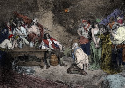 Sir Henry Morgan at Porto Bello by Howard (after) Pyle