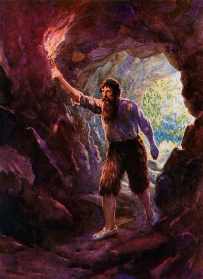 Illustration for Robinson Crusoe by Howard Davie