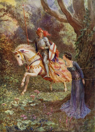 St George saw a lady of surpassing beauty by Howard Davie