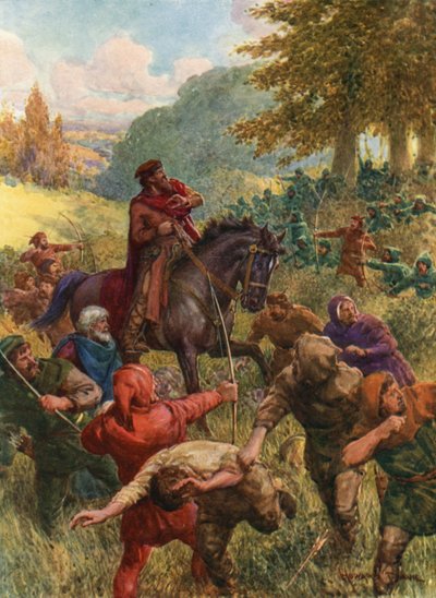 The Rescue of Sir Richard of the Lea by Howard Davie