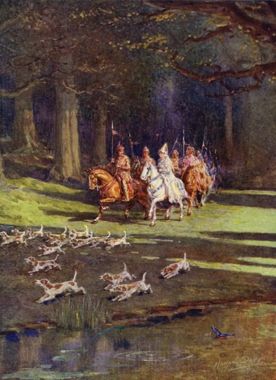 The whole company set out for the forest by Howard Davie