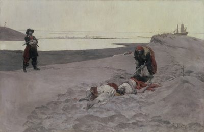 Dead men tell no tales, 1899 by Howard Pyle