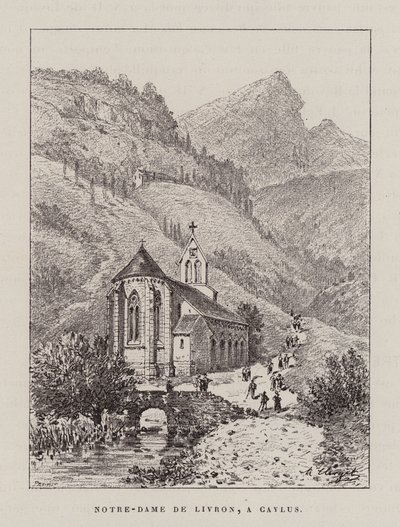 Notre-Dame De Livron, A Caylus by Hubert Clerget