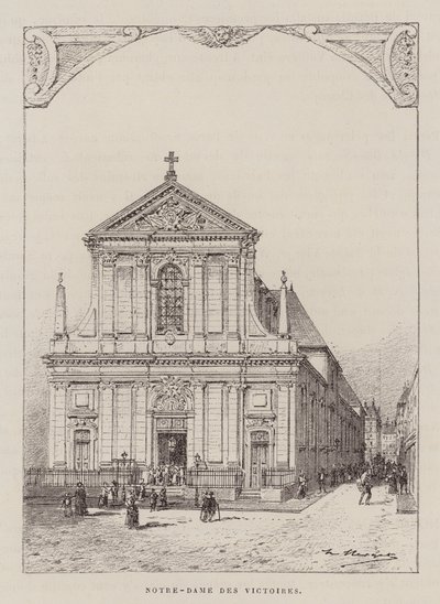 Notre-Dame Des Victoires by Hubert Clerget