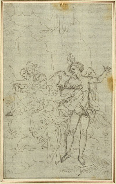 Study: Vignette-Frontispiece for Lucain