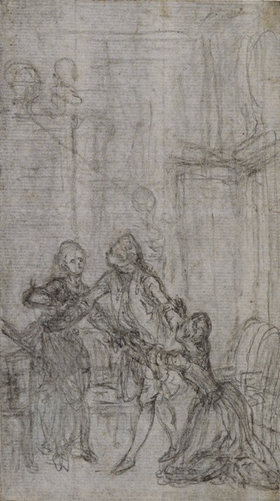 Study for Vignette-Frontispiece in Charles-Simon Favart