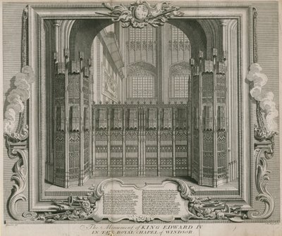 The monument of King Edward IV by Hubert Francois Gravelot