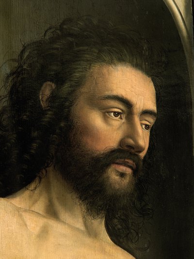Detail of Adam, from the Left Wing of the Ghent Altarpiece by Hubert & Jan van (1390 1441) Eyck